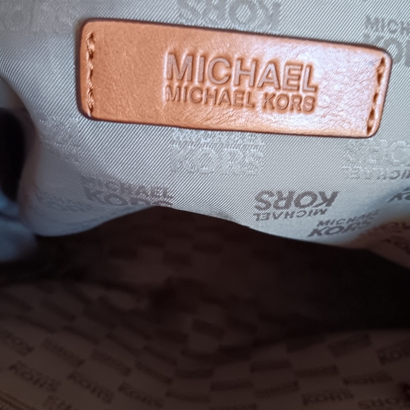 Michael Kors Canvas Varsity Stripe Tote - Picture 7 of 11